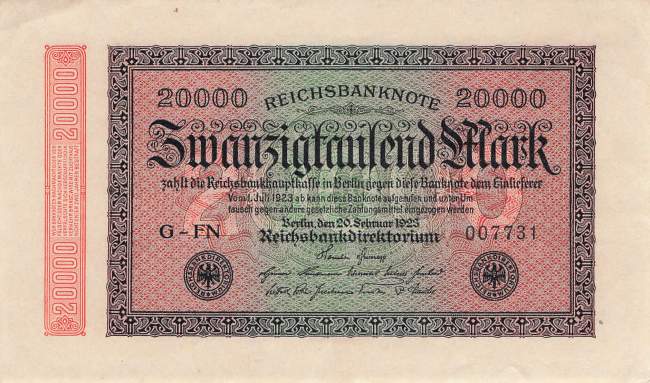 20000 Mark 1923 ro.84e FN
